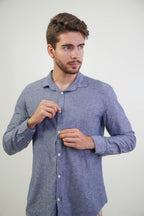 CAMISA MANGA LONGA LINHO SLIM FIT