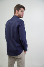 CAMISA SOCIAL MANGA LONGA SLIM FIT FLAMÊ
