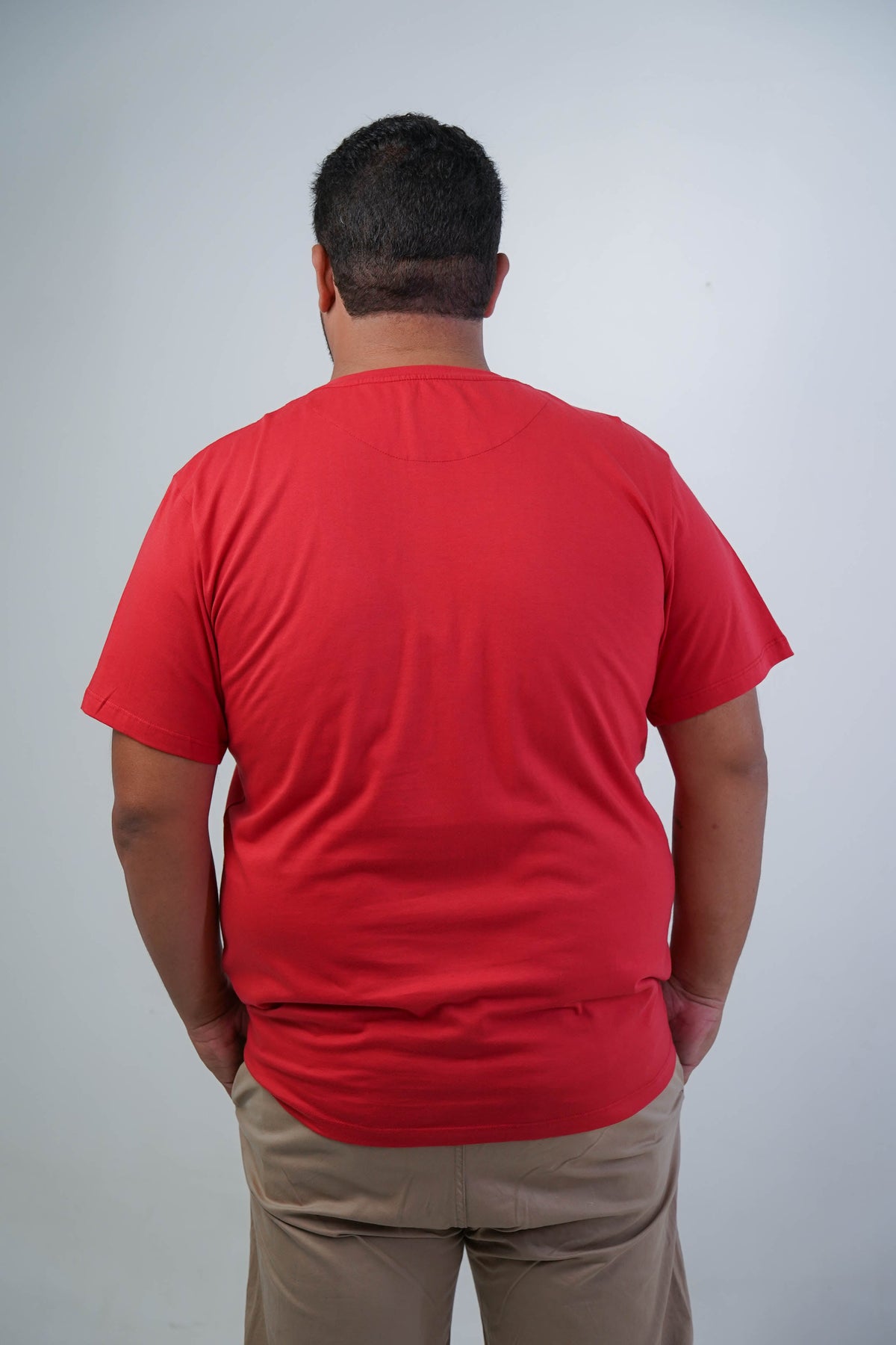 CAMISETA BÁSICA GOLA REDONDA LISA PLUS