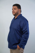 CAMISA SOCIAL PLUS SIZE BÁSICA LISA