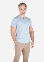 CAMISETA HENLEY EGÍPCIO GOLA PADRE