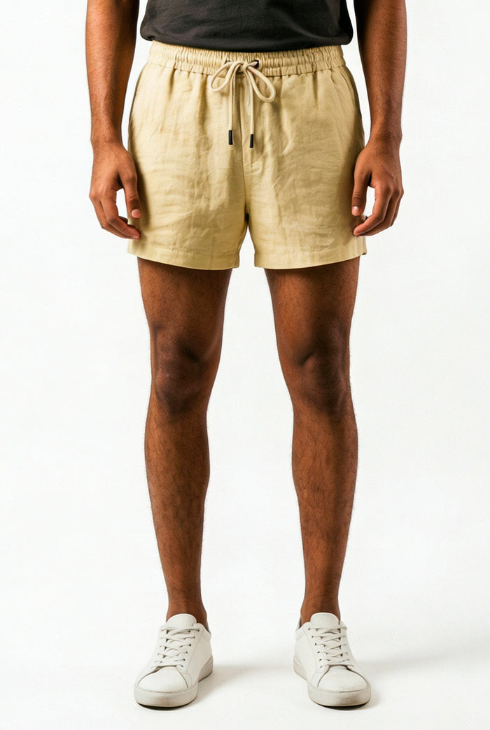SHORT LINHO NATURAL