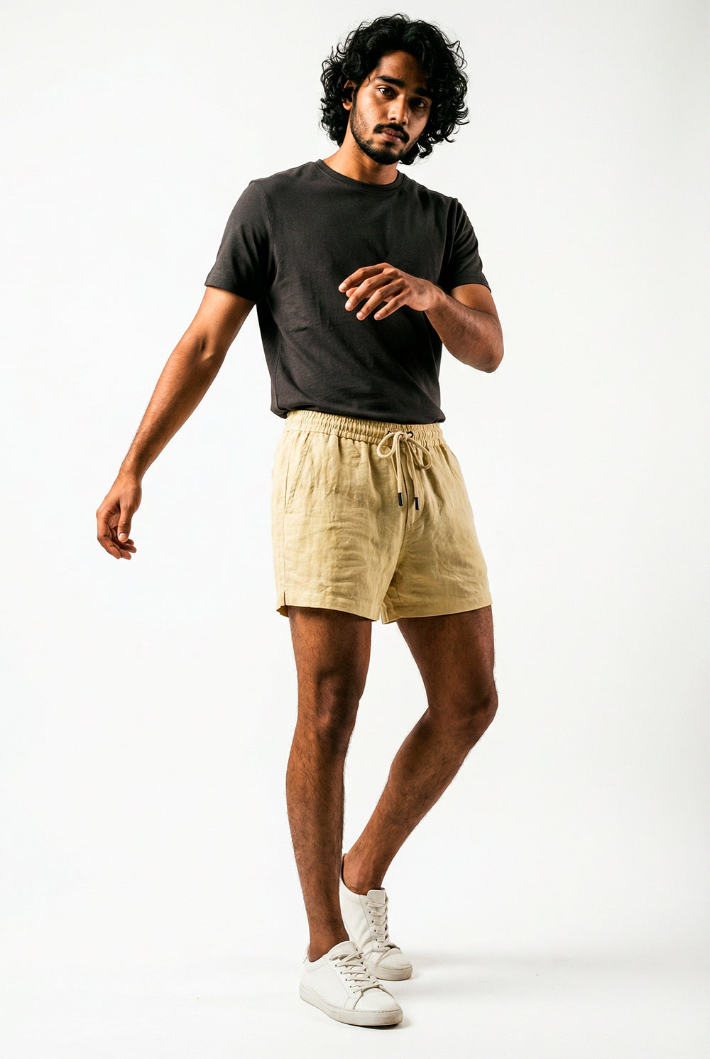 SHORT LINHO NATURAL