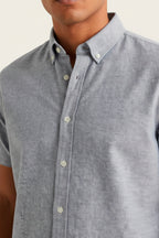 CAMISA MANGA CURTA SLIM FIT OXFORD BUTTON DOWN