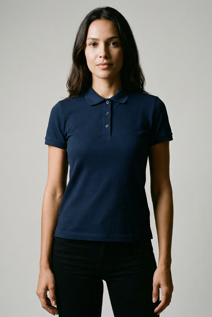 POLO PIQUET PIMA FEMININA