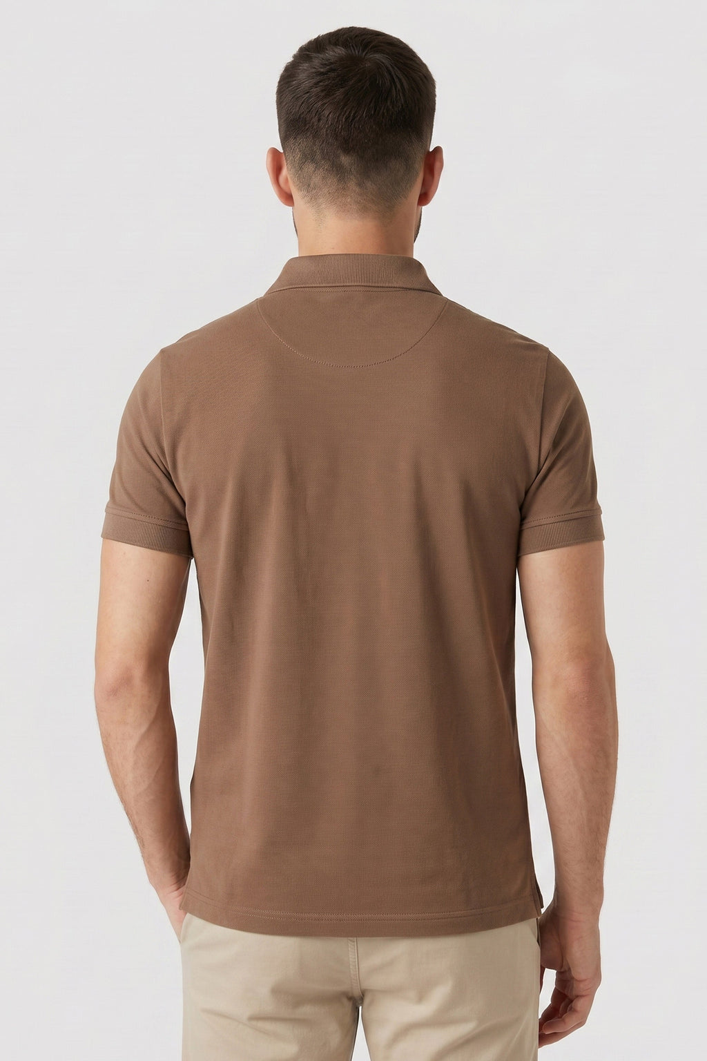 POLO PIQUET PIMA COM ELASTANO LISA