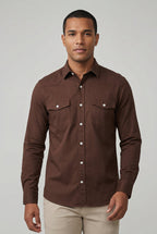 CAMISA MANGA LONGA SLIM FIT SARJA