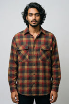 CAMISA XADREZ FLANELA OVERSHIRT MANGA LONGA