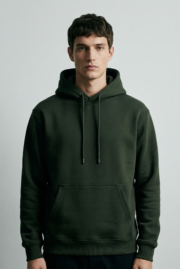 MOLETOM HODDIE CANGURU LISO FELPADO 2 CABOS