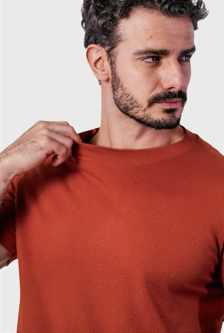 CAMISETA ESTRUTURADA TEXTURA