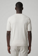 CAMISETA TRICOT  CANELADA