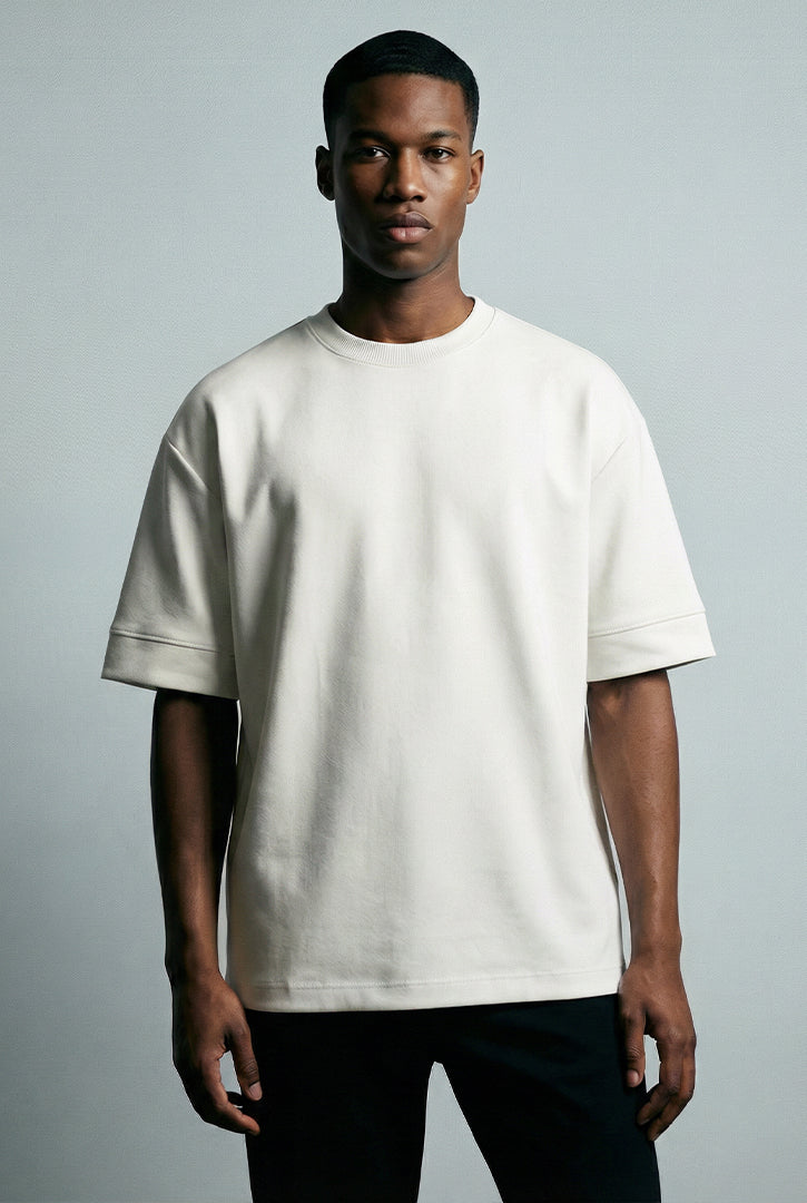 CAMISETA OVERSIZED SUEDINE INTERLOCK PREMIUM