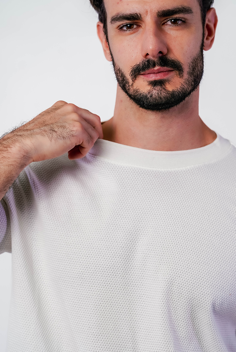 CAMISETA ESTRUTURADA TEXTURA
