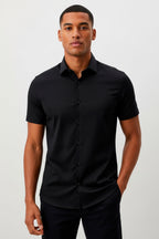CAMISA MANGA CURTA  SLIM FIT BÁSICA