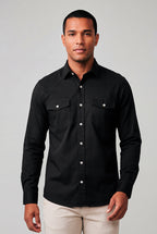 CAMISA MANGA LONGA SLIM FIT SARJA
