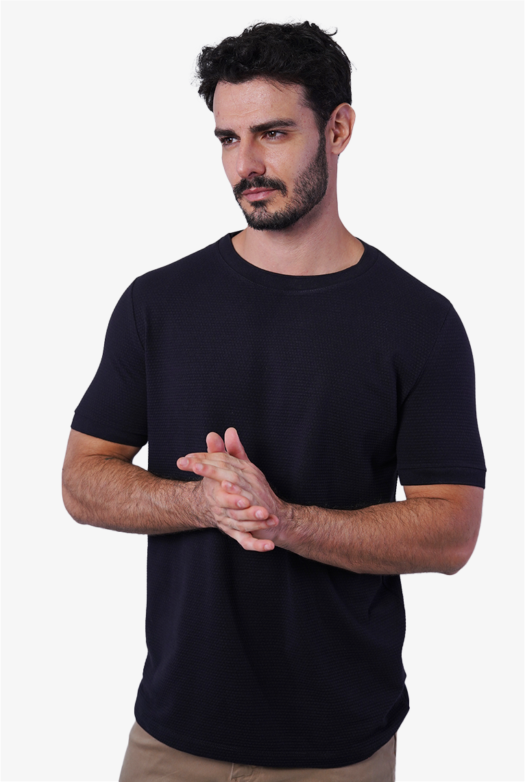 CAMISETA ESTRUTURADA TEXTURA