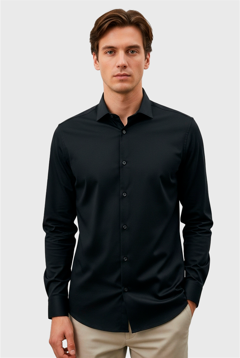 Camisa Manga Longa Comfort Básica