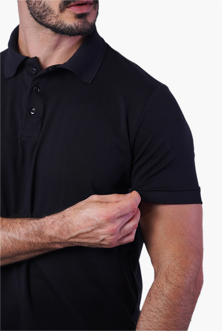 POLO COTTON PIMA COM ELASTANO LISA