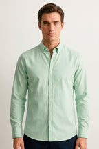 CAMISA MANGA LONGA SLIM FIT OXFORD BUTTON DOWN