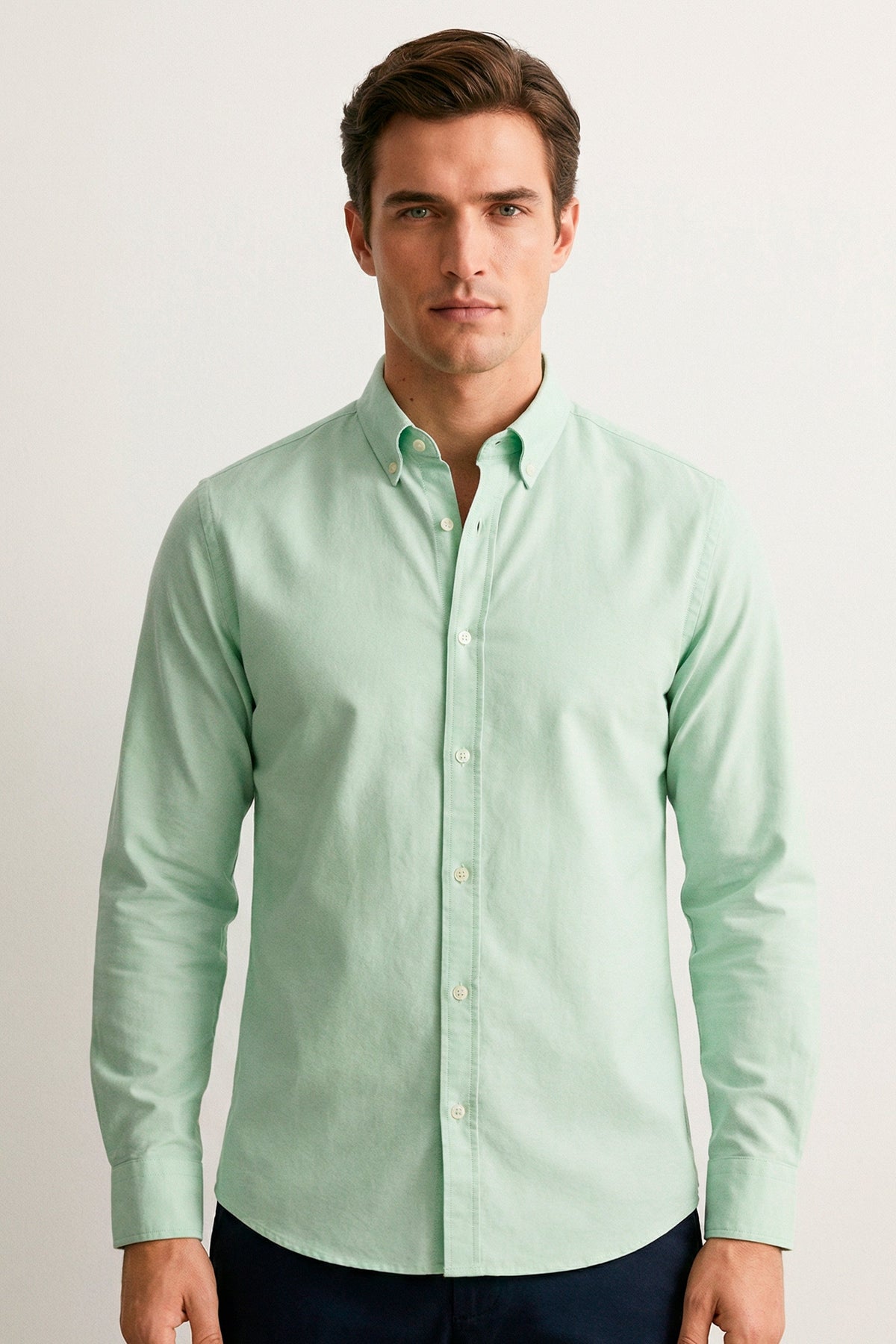 CAMISA MANGA LONGA SLIM FIT OXFORD BUTTON DOWN