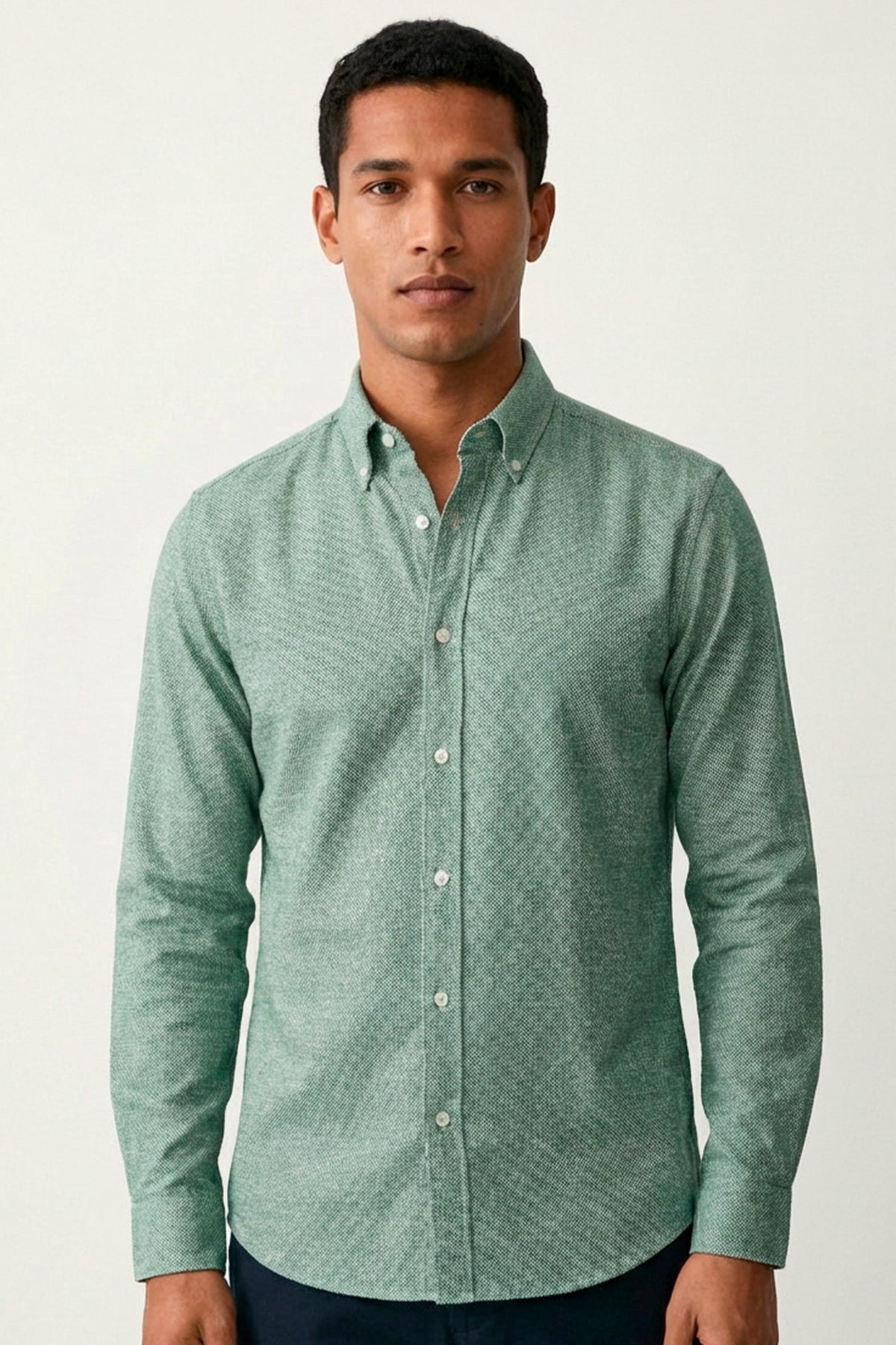 CAMISA MANGA LONGA SLIM FIT OXFORD BUTTON DOWN
