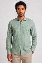 CAMISA MANGA LONGA LINHO SLIM FIT