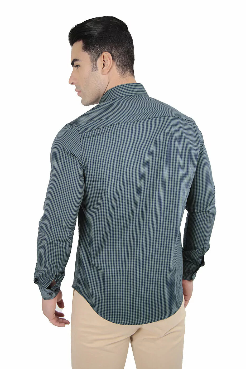 CAMISA SOCIAL SLIM FIT MANGA LONGA XADREZ