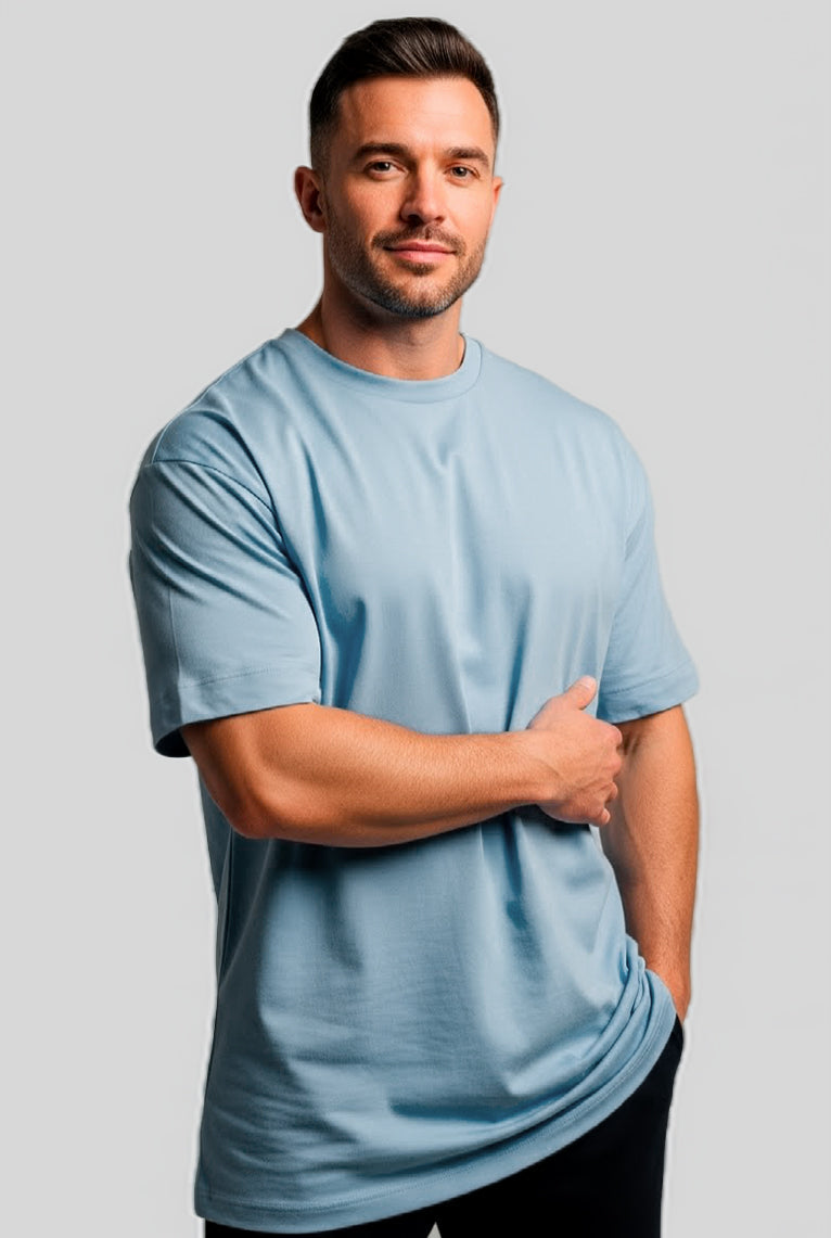 CAMISETA OVERSIZED SUEDINE INTERLOCK PREMIUM