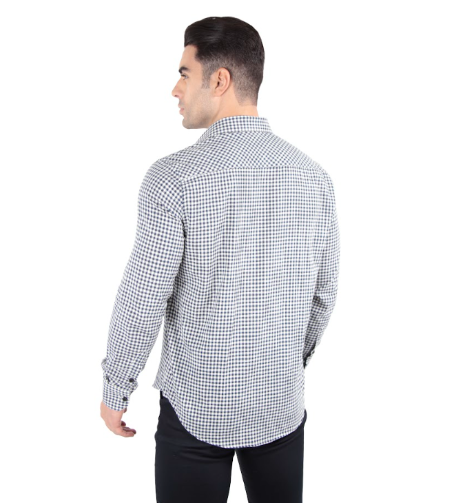 CAMISA SOCIAL SLIM FIT MANGA LONGA XADREZ
