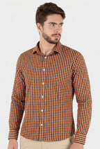 CAMISA SOCIAL SLIM FIT MANGA LONGA XADREZ