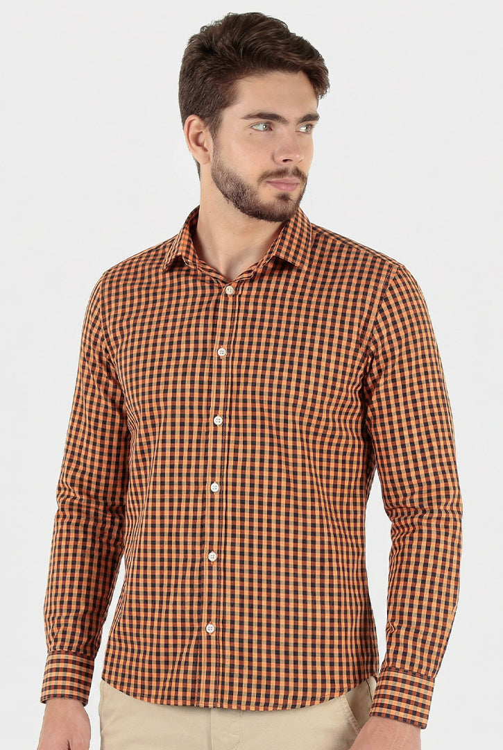 CAMISA SOCIAL SLIM FIT MANGA LONGA XADREZ
