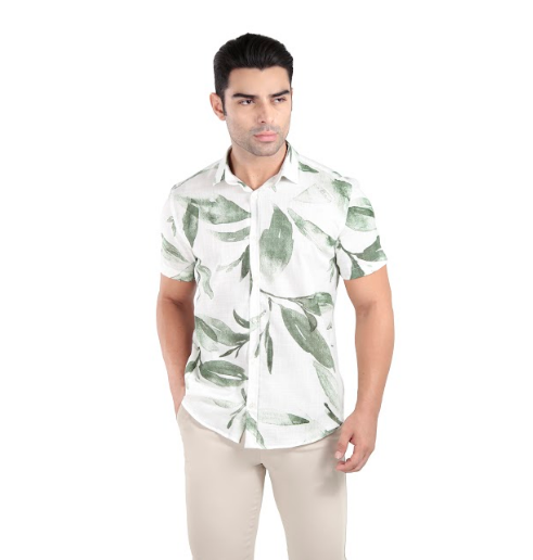 CAMISA MANGA CURTA SLIM FIT FLAMÊ