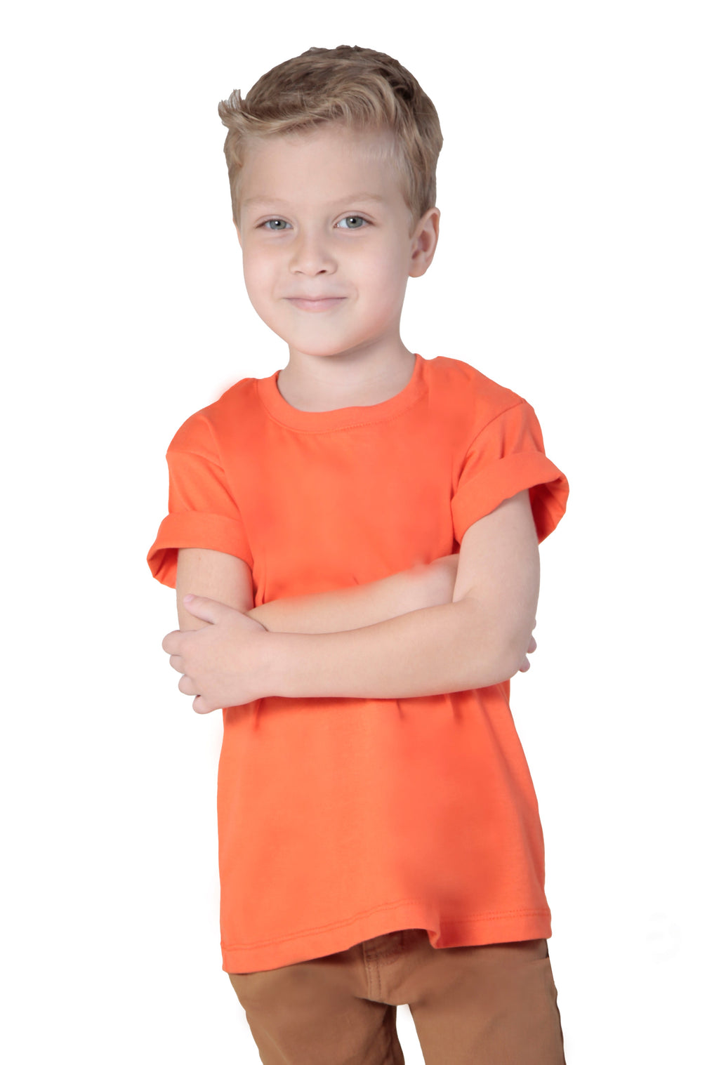 CAMISETA INFANTIL BÁSICA GOLA REDONDA