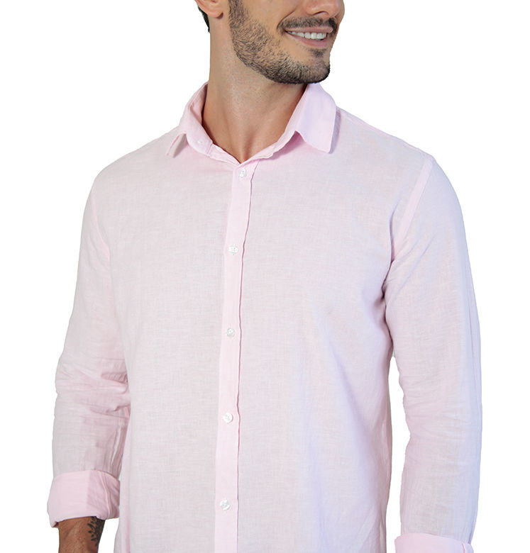 CAMISA MANGA LONGA LINHO SLIM FIT
