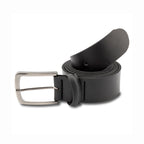 CINTO CASUAL COURO LISO SPORT PRETO
