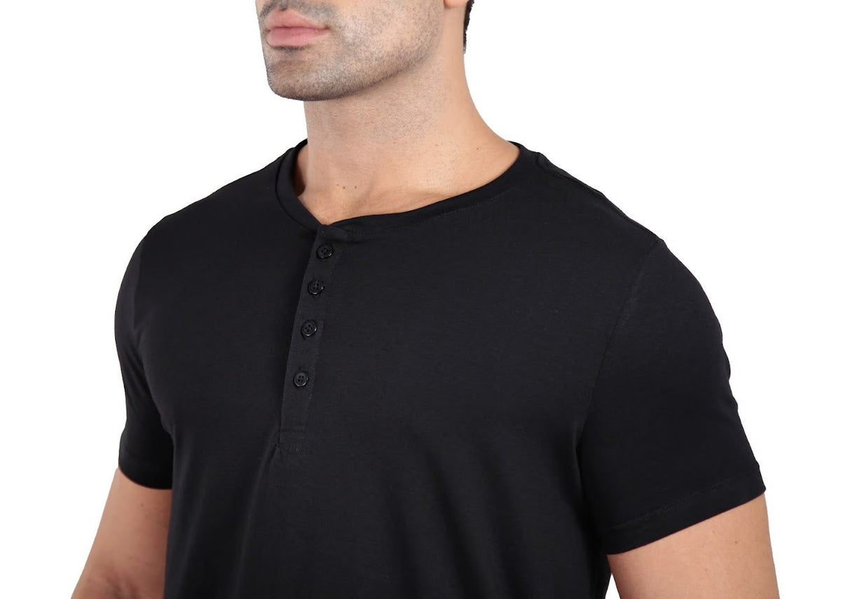 CAMISETA HENLEY EGÍPCIO GOLA PADRE