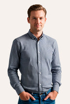 CAMISA MANGA LONGA SLIM FIT BUTTON DOWN XADREZ