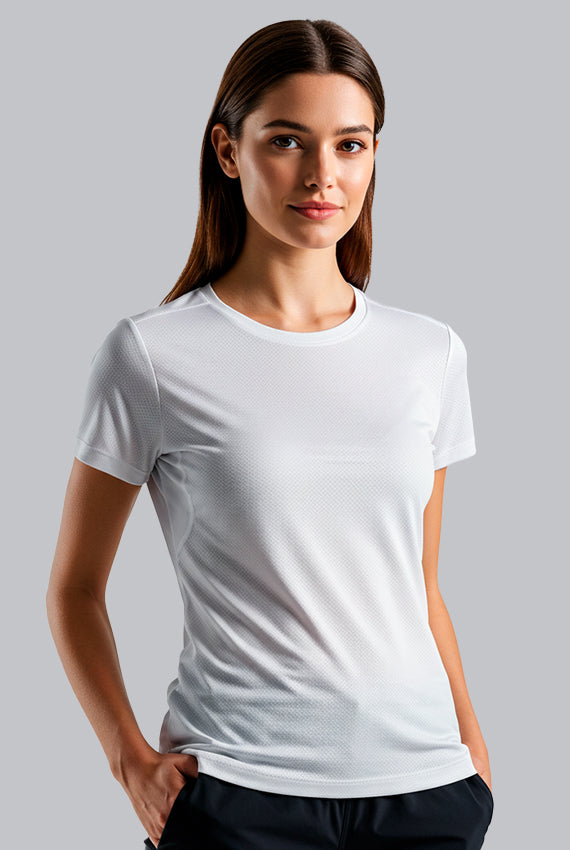 CAMISETA FEMININA FITNESS DRY
