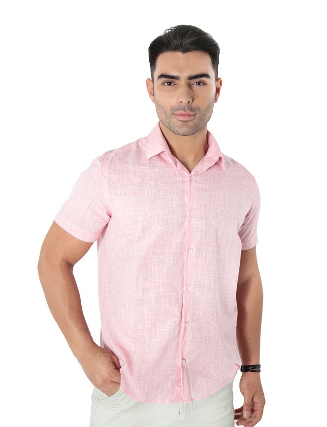 CAMISA MANGA CURTA SLIM FIT FLAMÊ