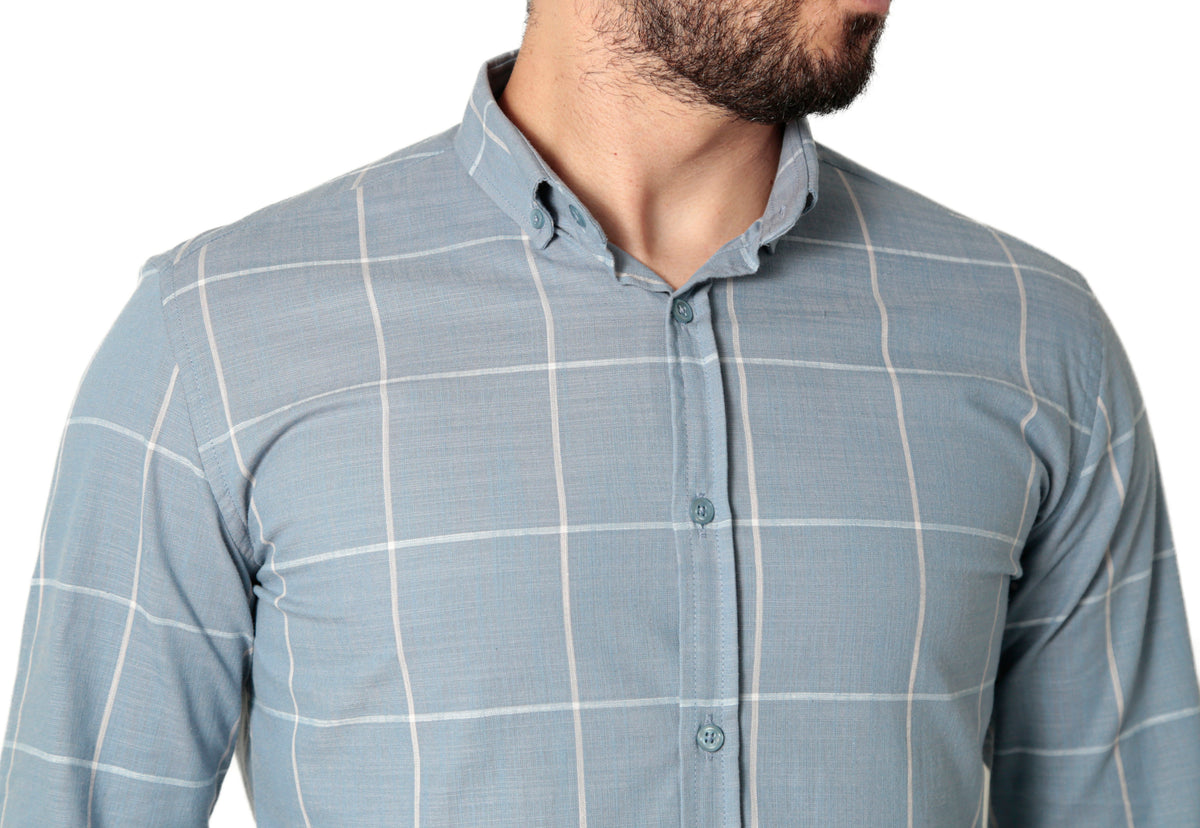 CAMISA SOCIAL MANGA LONGA MAXI XADREZ