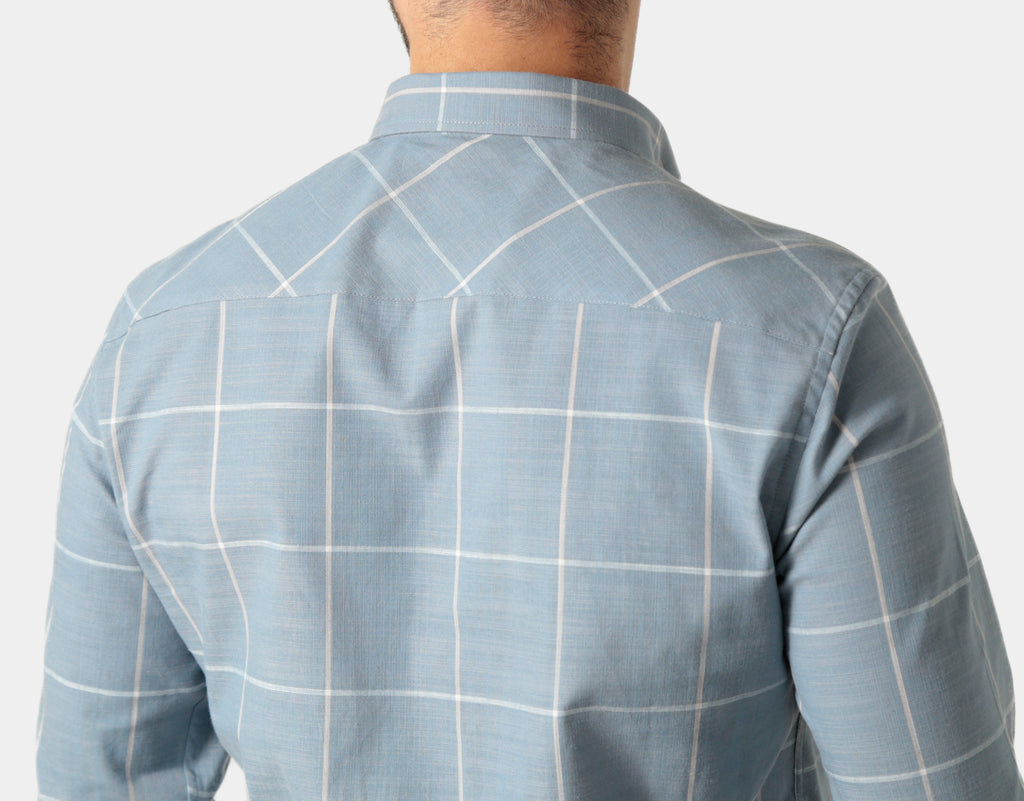 CAMISA SOCIAL MANGA LONGA MAXI XADREZ