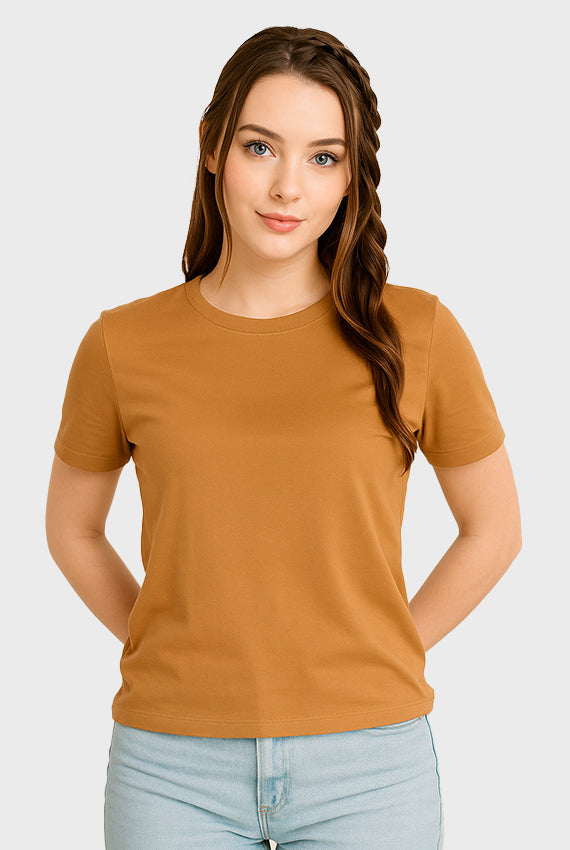 CAMISETA FEMININA BABY LONG GOLA REDONDA