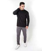 CAMISETA MANGA LONGA ALGODÃO EGÍPCIO GOLA ALTA