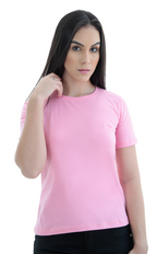 CAMISETA FEMININA BABY LONG GOLA REDONDA