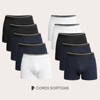 KIT 10 CUECAS BOXER COTTON PLUS SIZE