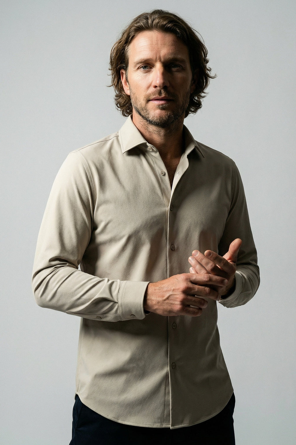 CAMISA TECH POLIAMIDA TWILL