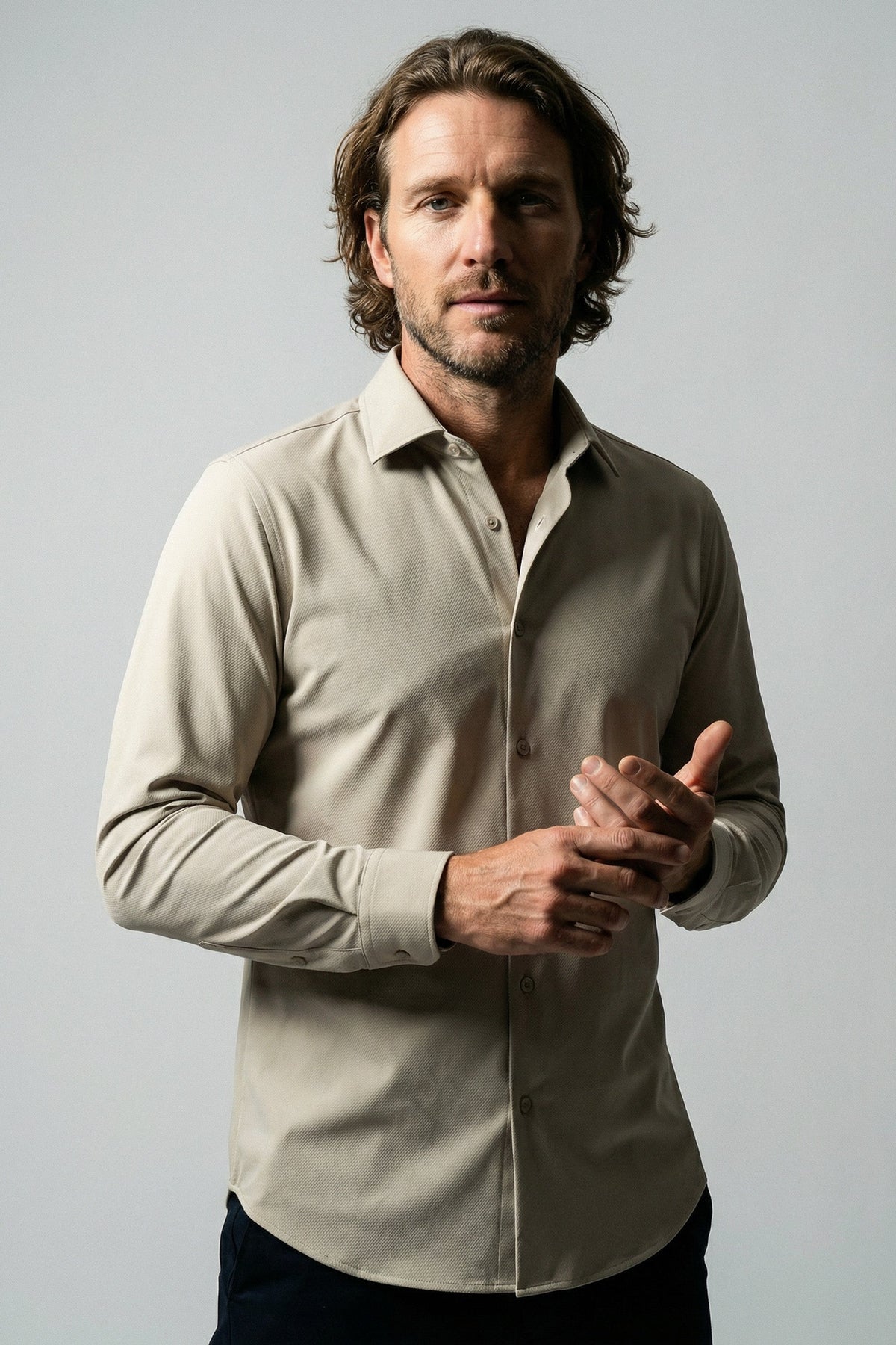 CAMISA TECH POLIAMIDA TWILL