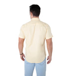 CAMISA MANGA CURTA SLIM FIT OXFORD BUTTON DOWN