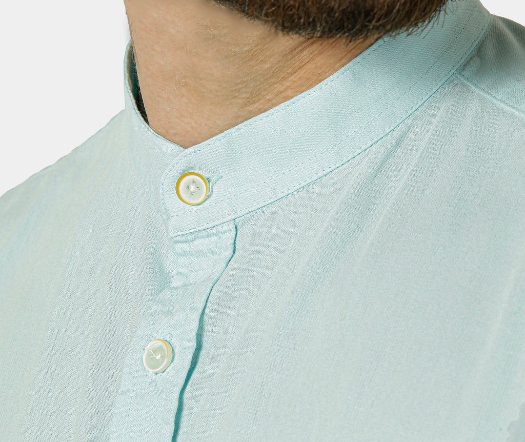 CAMISA MANGA CURTA GOLA PADRE SARJA ESTONADA