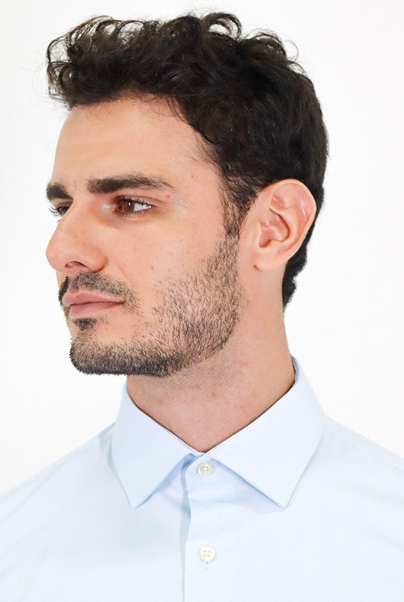 CAMISA MANGA LONGA SLIM FIT OXFORD MODAL ESTRUTURADA
